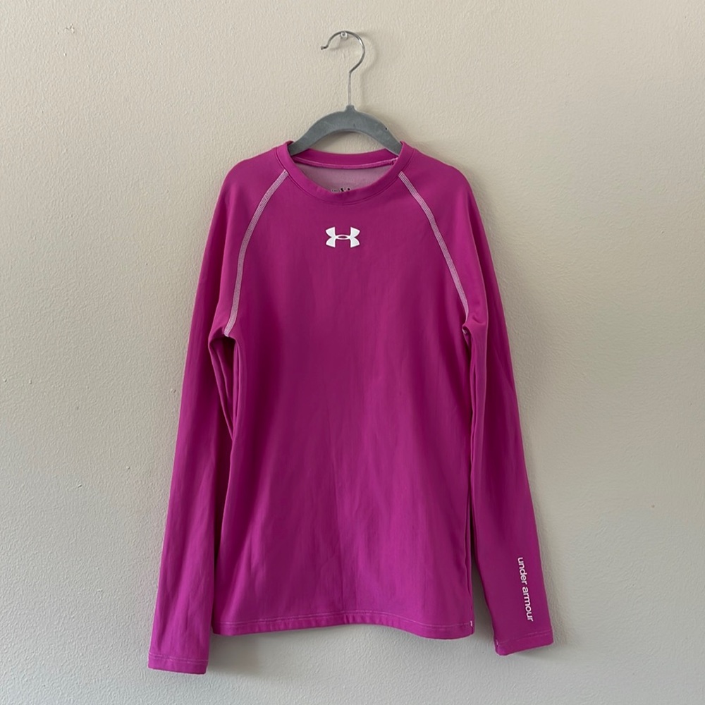 Under Armour Pink Coldgear Size XL (Youth)